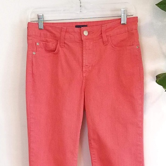 **SOLD** NYDJ Alisha Ankle Jean Papaya - Picture 5 of 8